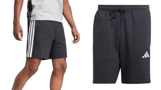 Pantalón corto Adidas Essential Frech Terry 3 bandas barato