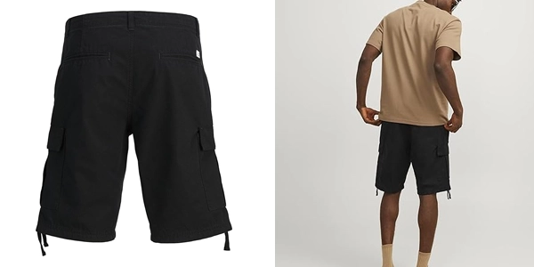 pantalón corto cargo Jack & Jones Jpstcold Barkley para hombre oferta