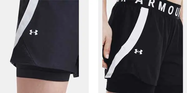 pantalón corto UA Play 2 en 1 mujer oferta