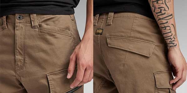 Pantalón G-Star Zip Pocket 3D Skinny Cargo para mujer oferta
