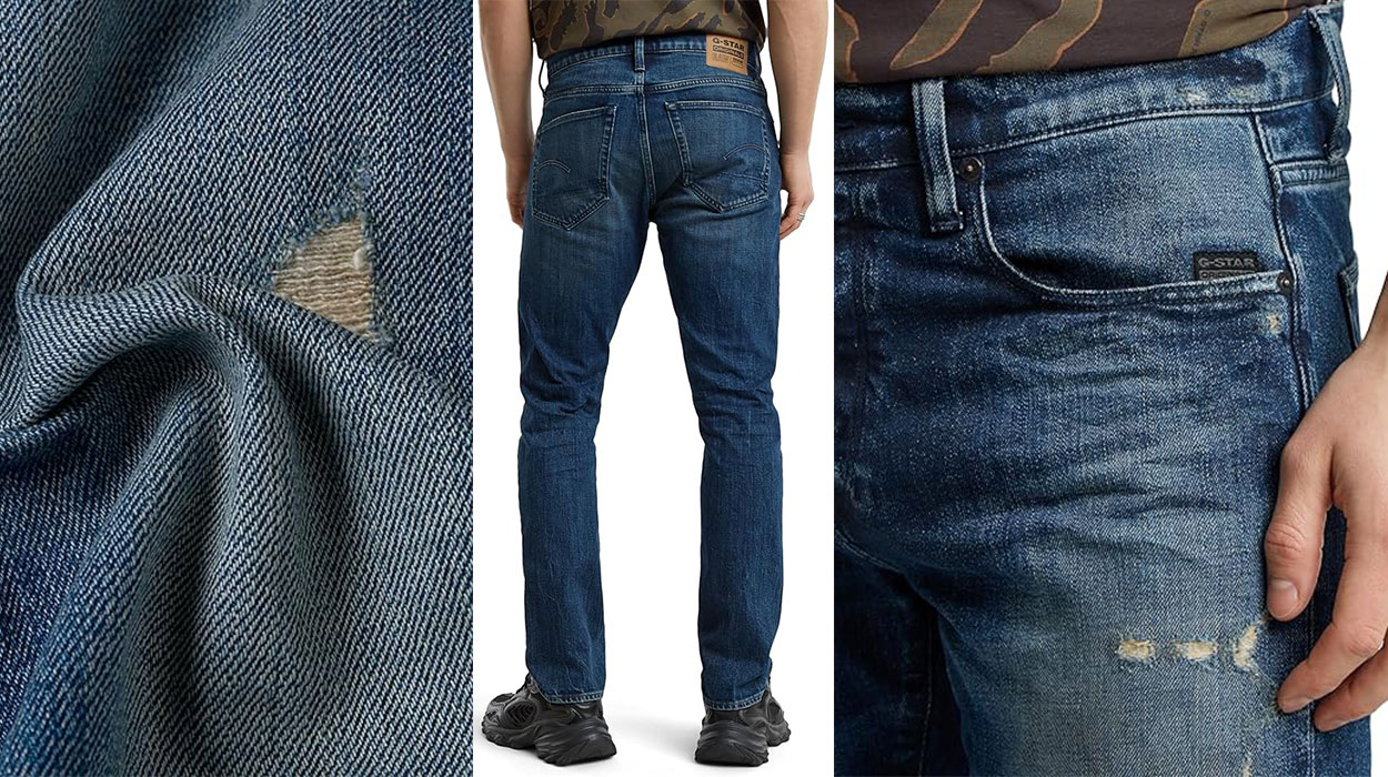 Jeans G-Star 3301 Slim para hombre en oferta