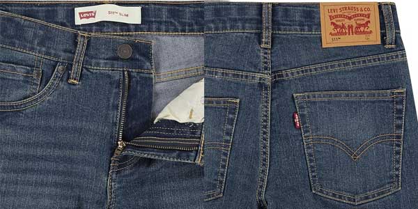 Vaqueros Levi's 511 Slim Fit para niños baratos