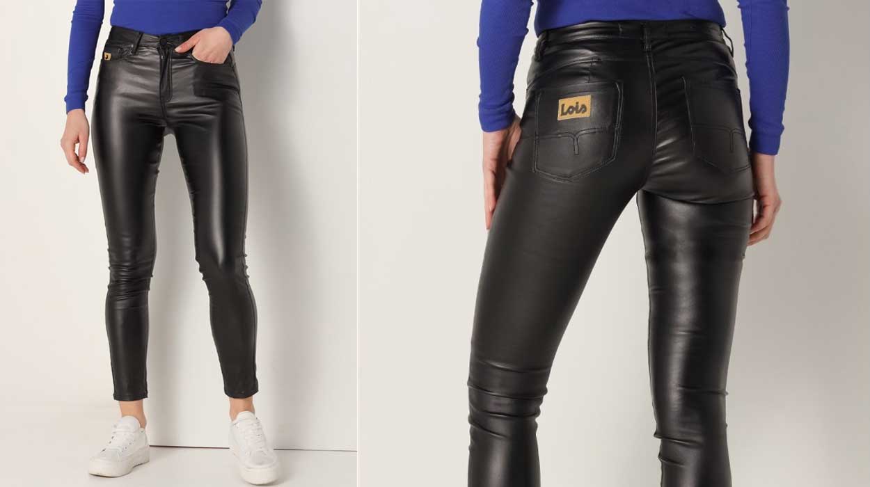 Pantalón Lois Jeans Skinny tipo cuero barato