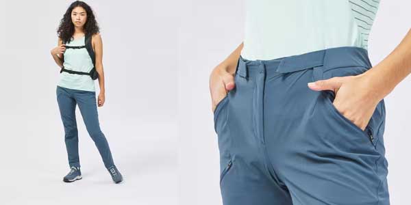 Pantalón de trekking Quechua MH500 para mujer oferta