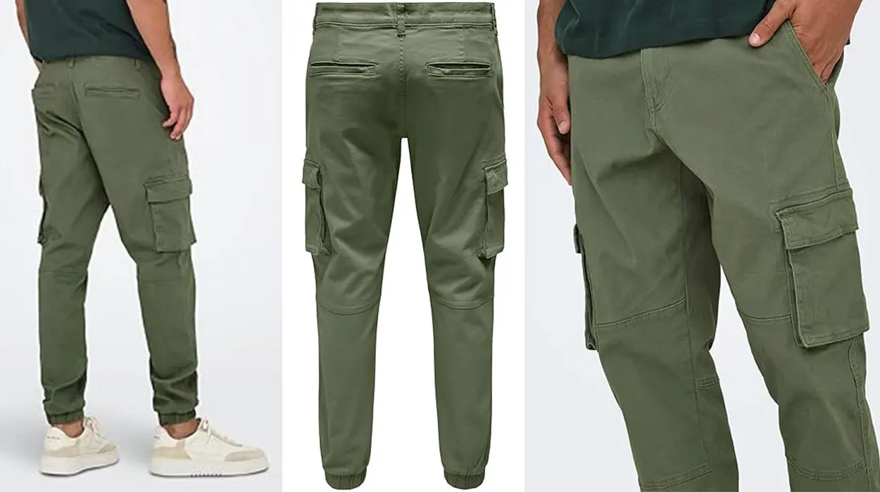 Pantalones cargo Only Onscam para hombre baratos