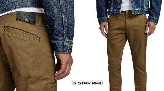 Pantalones chinos G-Star Raw Skinny 2.0 baratos