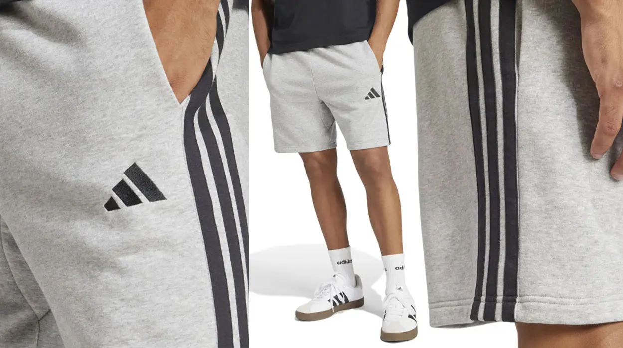 Pantalones cortos Adidas Essential 3 Stripes French Terry para hombre baratos