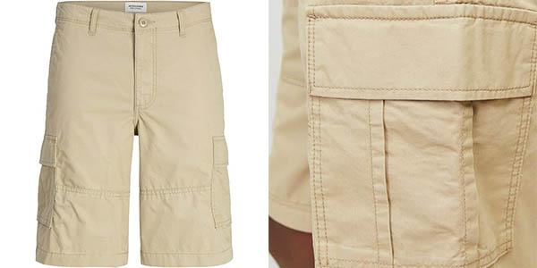 Pantalones cortos cargo Jack & Jones Jpstcole para hombre