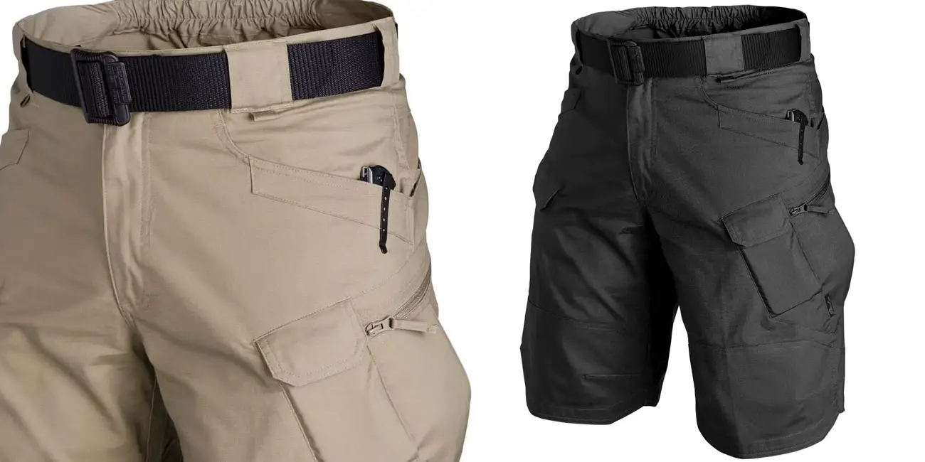 Pantalones cortos cargo tácticos para hombre