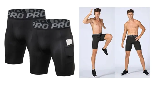 pantalones cortos de compresión Lanbaosi baratos