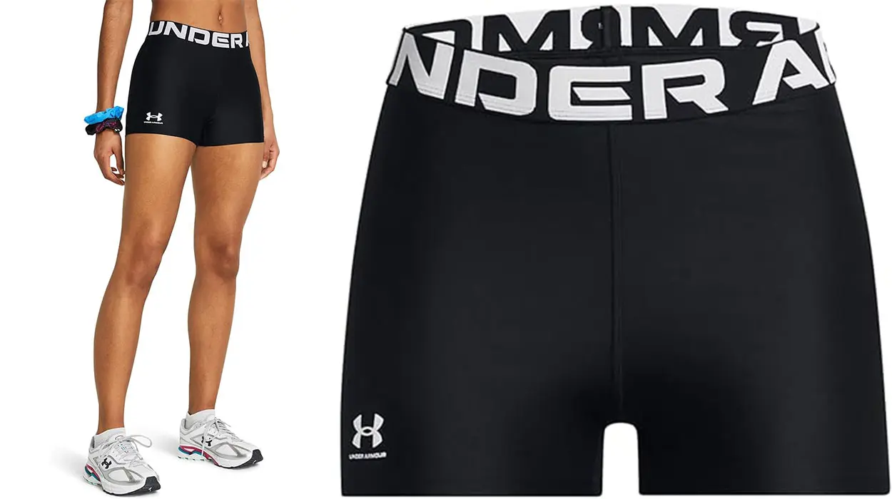 Pantalones cortos de deporte Under Armour UA HeatGear para mujer baratos