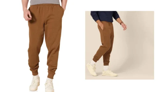 pantalones deportivos holgados Amazon Essentials para hombre