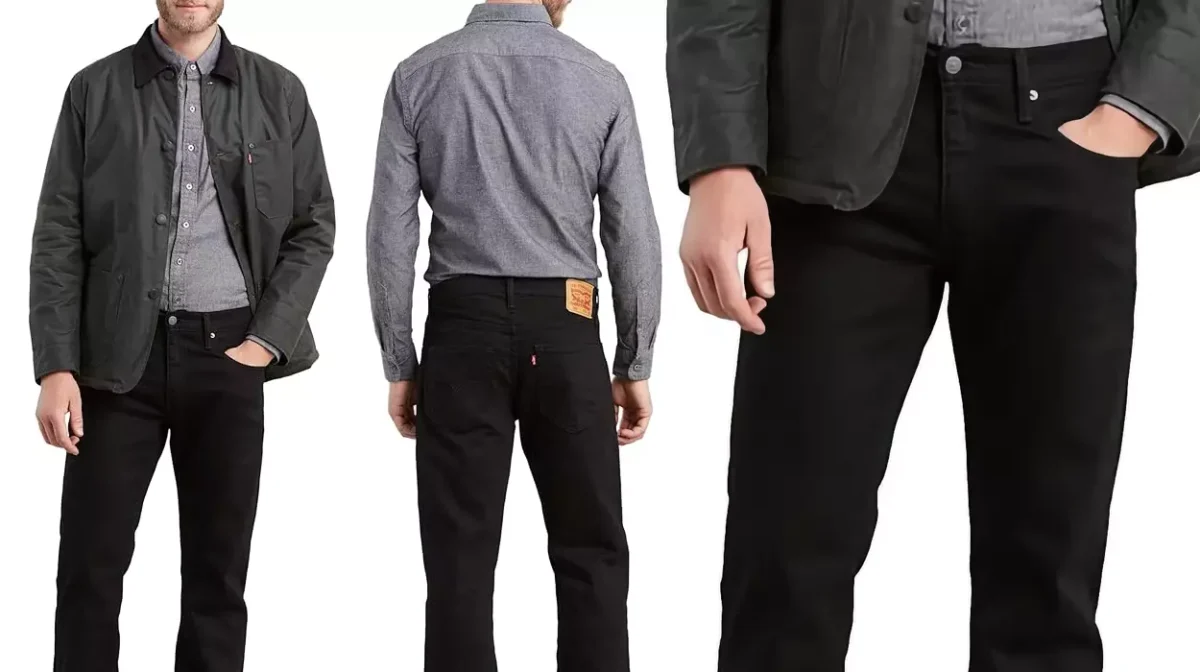 Pantalones Levi's 559 Relaxed Strt Jeans negros para hombre