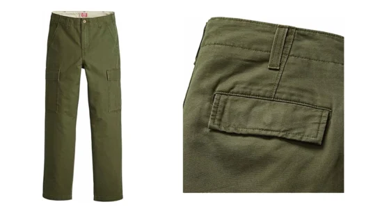 pantalones levi's xx cargo straight verdes