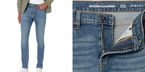 Vaqueros ajustados Amazon Essentials para hombre