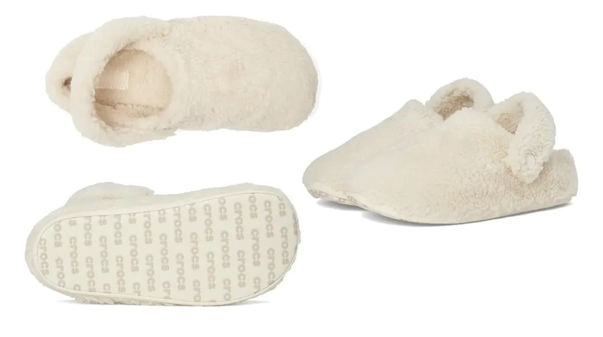 El mejor invento de Crocs para el frío son estas pantuflas de borreguito para niños que puedes comprar