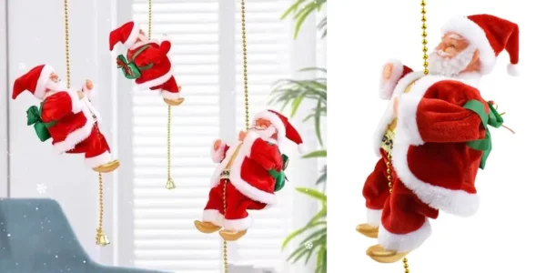 Papá Noel escalador