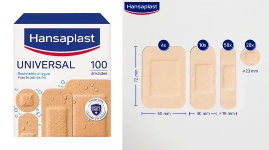 paquete 100 apósitos Hansaplast baratos