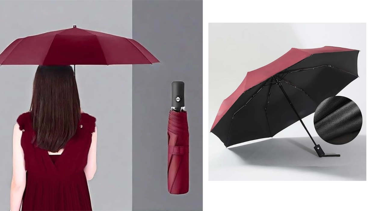 paraguas de viaje resistente al viento