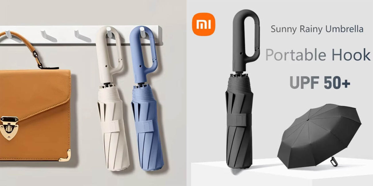 Paraguas plegable Xiaomi UPF 50+ de 105 cm en varios colores
