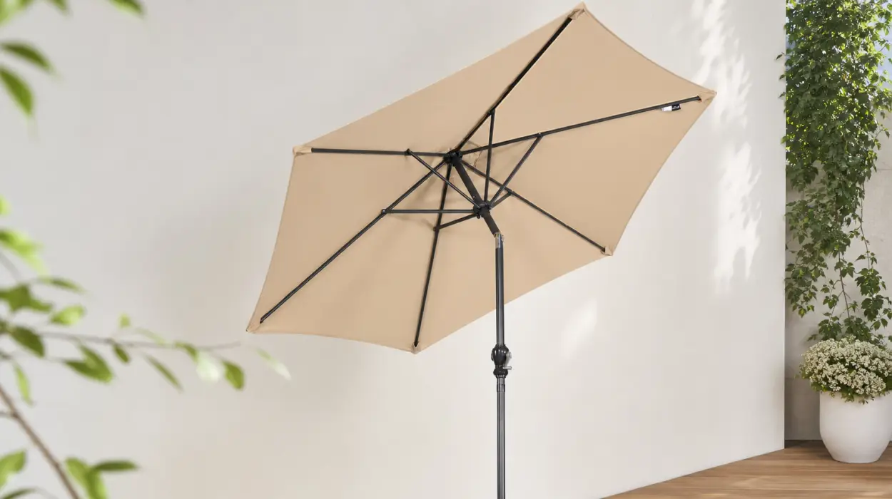 Parasol de jardín Angel Living de 250 cm con inclinación