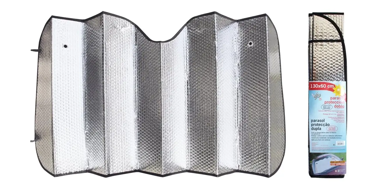 Parasol delantero para coche VIP de 130 X 60 cm