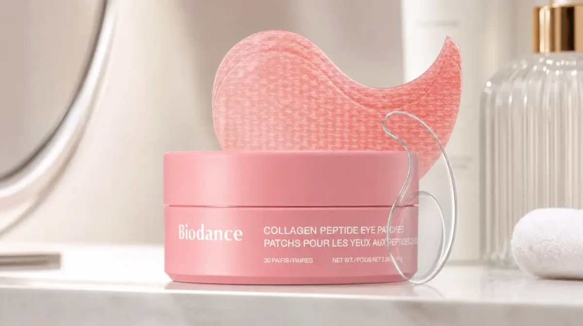 Parches de ojos BIODANCE con péptidos de colágeno para bolsas y líneas de expresión