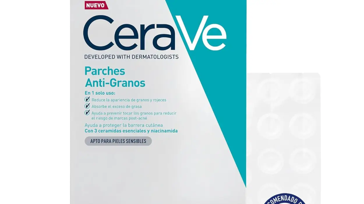 Parches anti-granos CeraVe con niacinamida y ceramidas