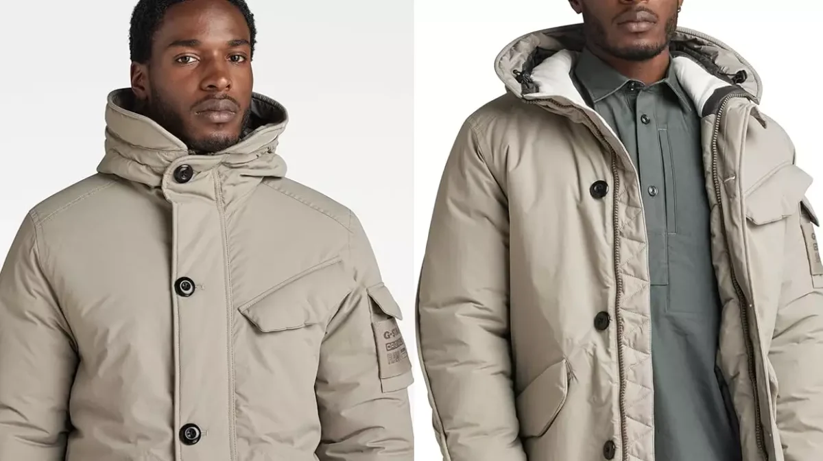 Parka con capucha G-STAR RAW Vodan Pdd HDD para hombre