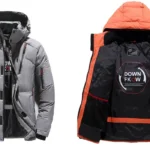 parka de invierno con relleno de plumón para hombre