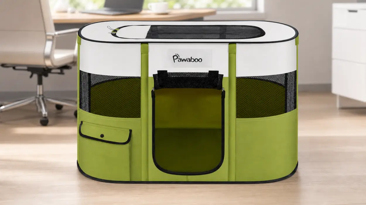 Parque portátil para mascotas, plegable e impermeable, para perros y gatos