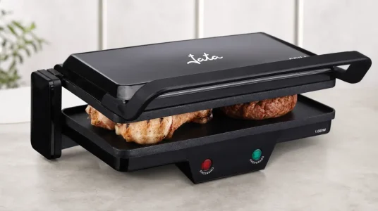 Parrilla eléctrica Grill 3 en 1 con plancha antiadherente