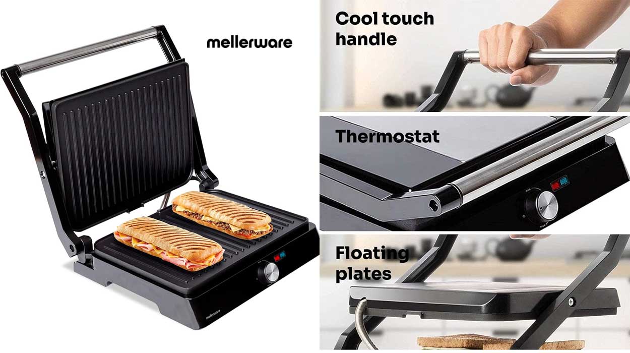Parrilla eléctrica Mellerware Hotty barata