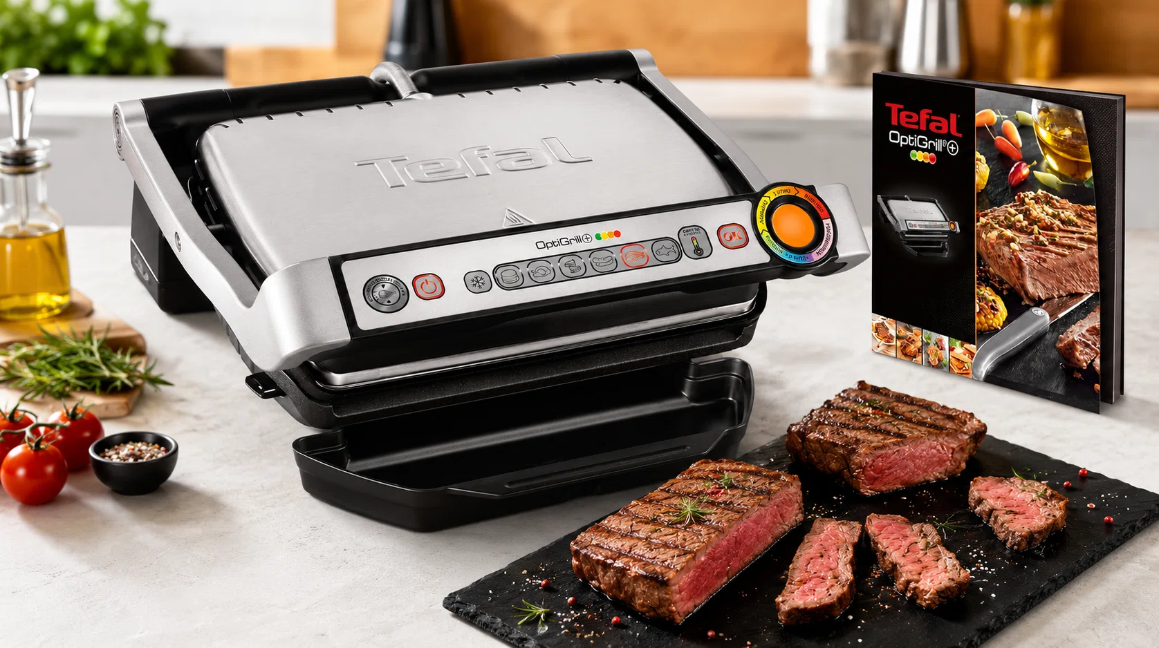 Parrilla Tefal Optigrill+ de 2.000 W 