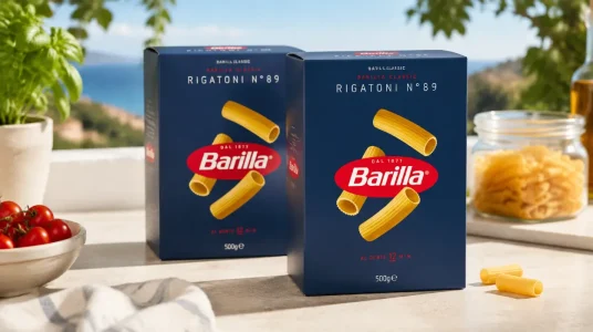 Pasta Barilla Rigatoni de 500 g para recetas al horno