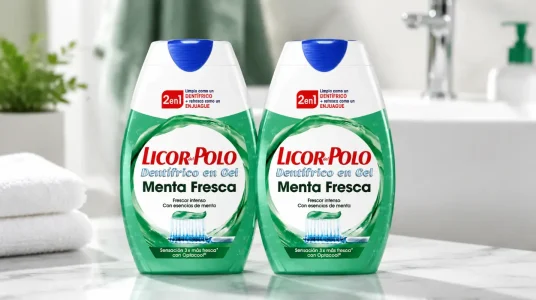 Pasta de dientes Licor del Polo 2 en 1 Menta Fresca de 75 ml