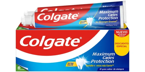 Pack 2x pasta de dientes Colgate Maximum Caries Protection