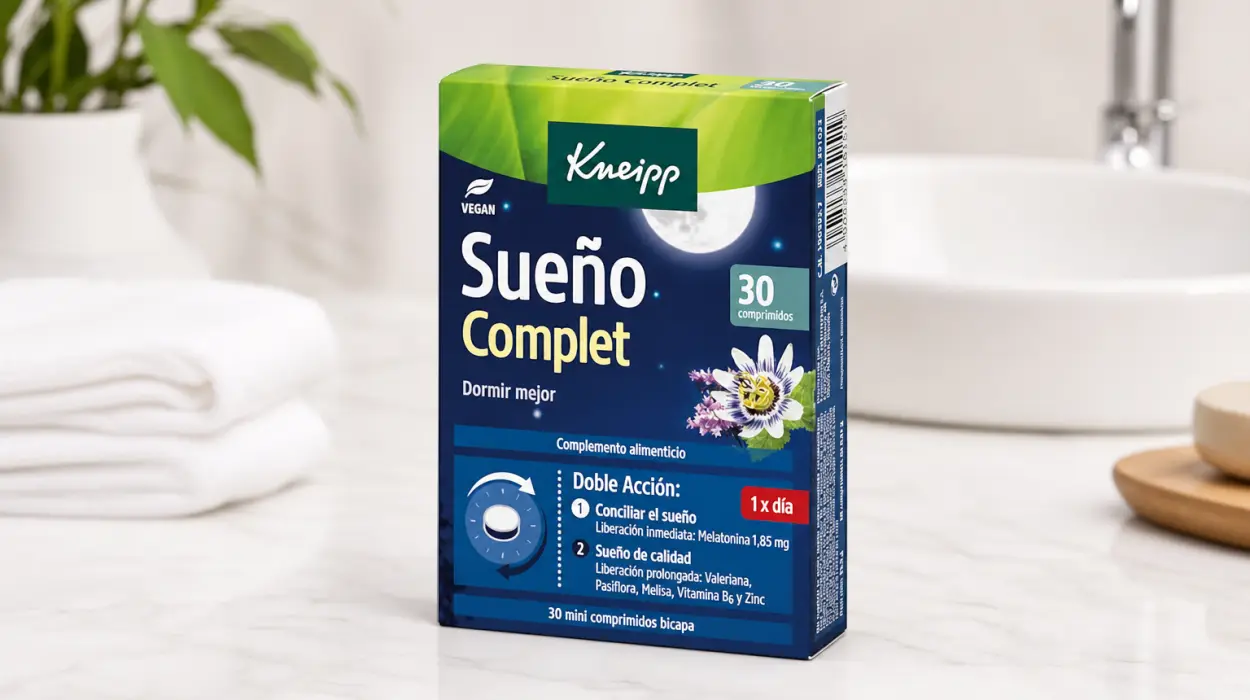 Kneipp Sueño Complet, pastillas naturales para dormir bien y combatir el insomnio