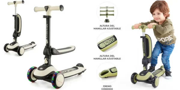 Patinete infantil 2 en 1 Kinderkraft HALLEY