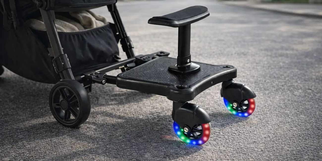 Patinete universal para carrito de bebé con ruedas RGB