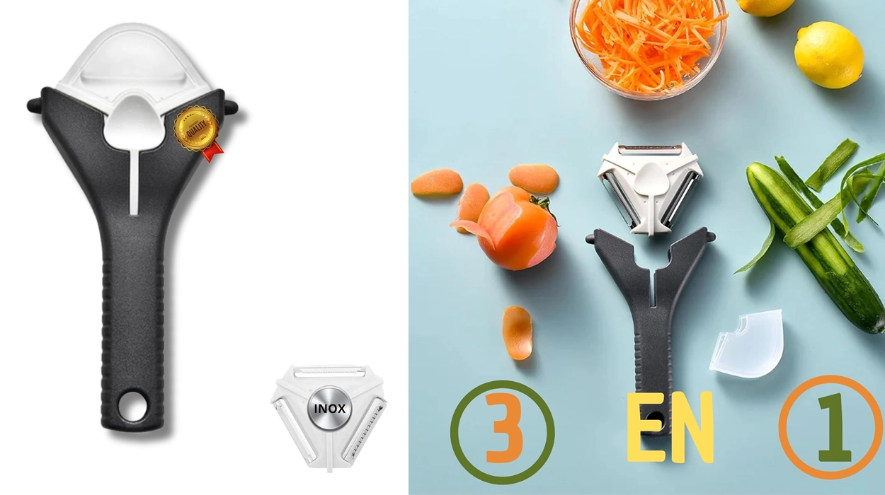 pelador de verduras 3 en 1 IBalance