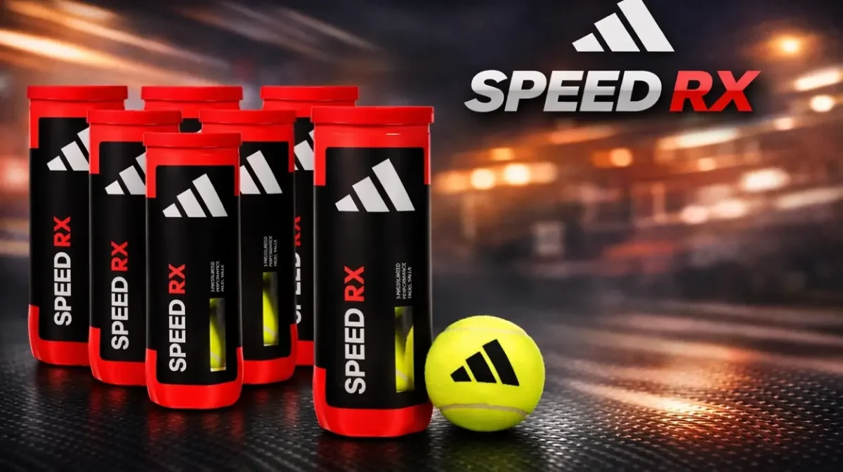 Pack de 6 botes de pelotas de pádel Adidas Speed RX (18 uds.)