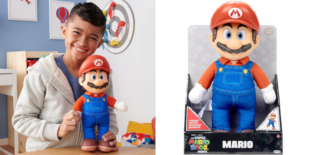 Peluche articulado Super Mario Bros. de 35 cm