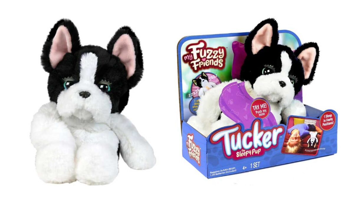 Peluche interactivo Tucker el Perro Dormilón
