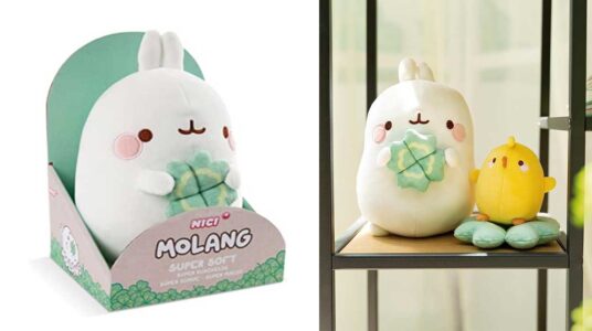 Peluche Molang Nici trebol barato