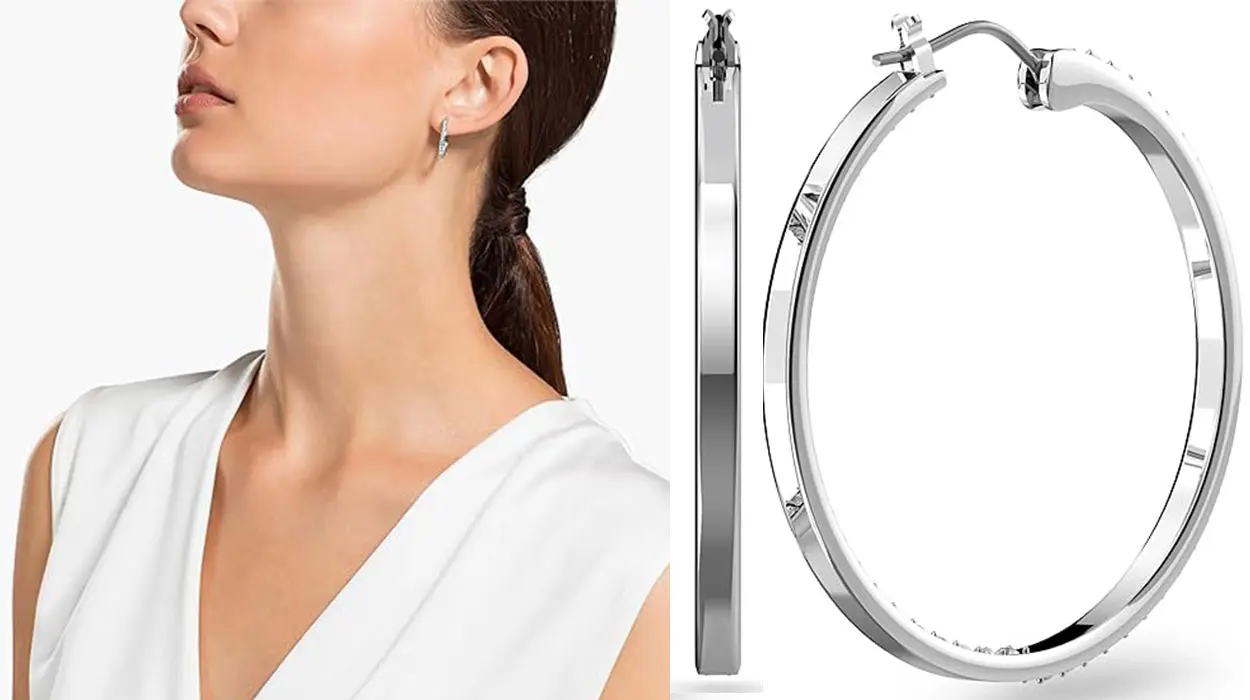 Pendientes de aro Swarovski Sommerset baratos