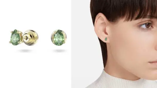 Pendientes botón Swarovski Chroma Stilla baratos