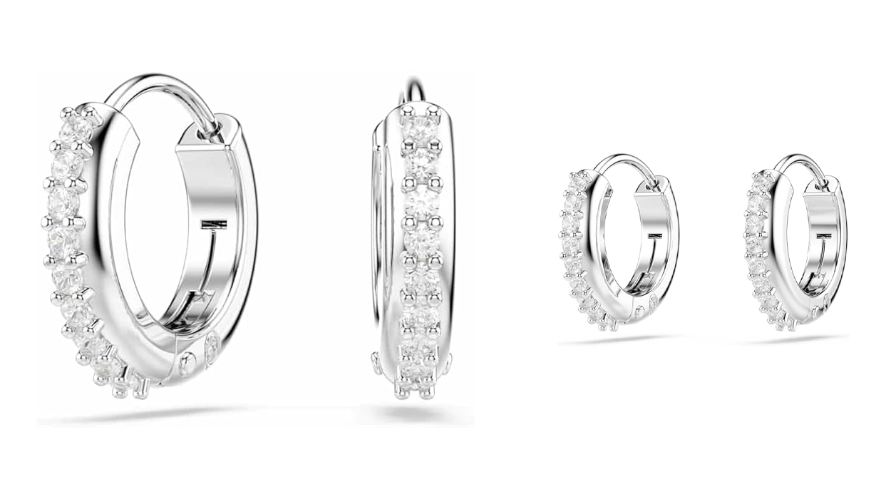 pendientes de aro Swarovski Matrix