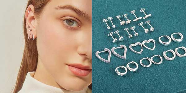 Pendientes multipack Plata ley 925 oferta 