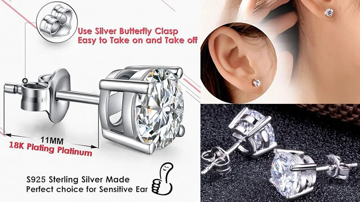 Pendientes de plata de ley Jiahanzb baratos